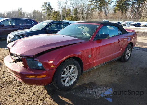 2009 Ford Mustang V6/V6 Premium из США, поврежденный, VIN 1ZVHT84NX95121775